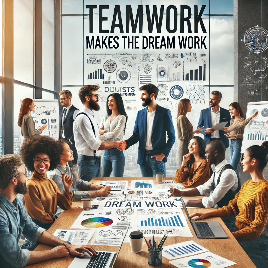 Blog Post titled: Teamwork Makes the Dream Work