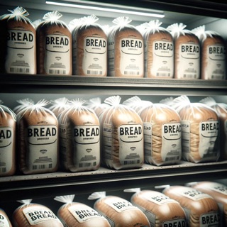 bread on shelf